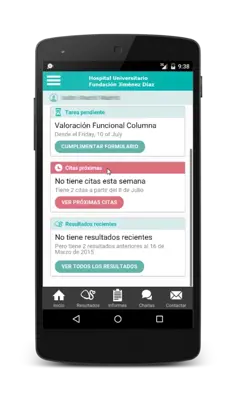 H.U. Fundación Jiménez Díaz android App screenshot 1